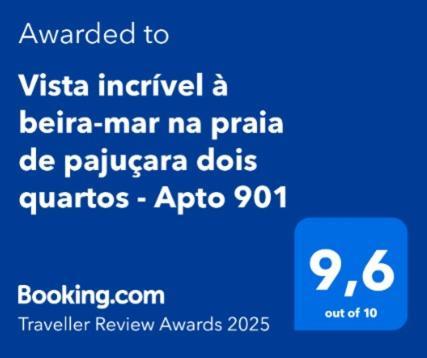 Exclusividade Com Vista Incrivel A Beira-Mar Na Praia De Pajucara Dois Quartos - Apto 901 Maceió Exterior foto